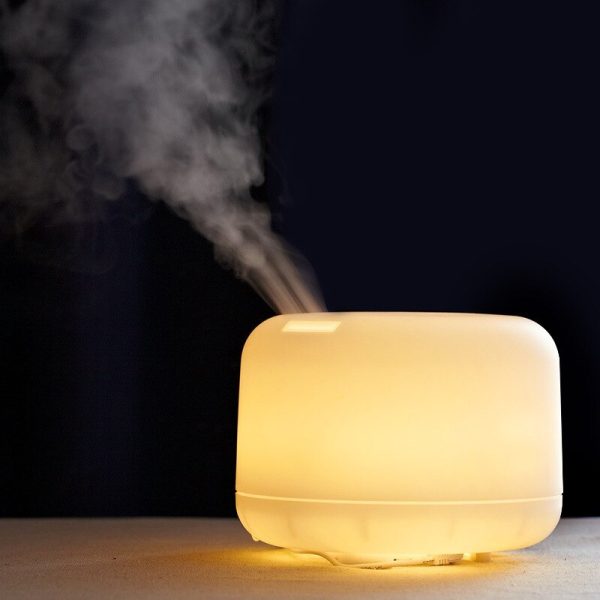 500ml Bread Humidifier Muji 500ML Home Air Humidification Aroma Diffuser Colorful Night Light Essential Oil Diffuser - Image 2