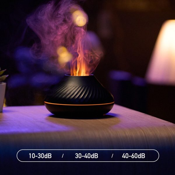 Flame Aromatherapy Humidifier Nordic Desktop Home Style Atmosphere Light High Fog Quiet Small Space and Saving - Image 5