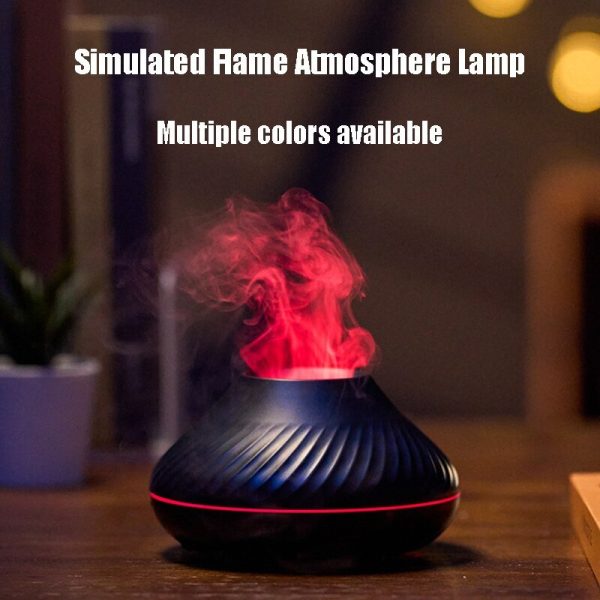 Flame Aromatherapy Humidifier Nordic Desktop Home Style Atmosphere Light High Fog Quiet Small Space and Saving - Image 6