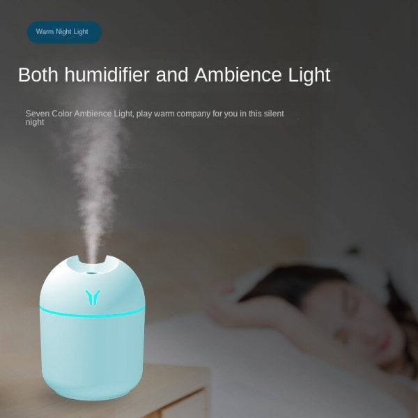 Mini Large Mist Volume USB Air Humidifier Household Small Desktop Humidifier Intelligent Car New Aromatherapy Machine - Image 2