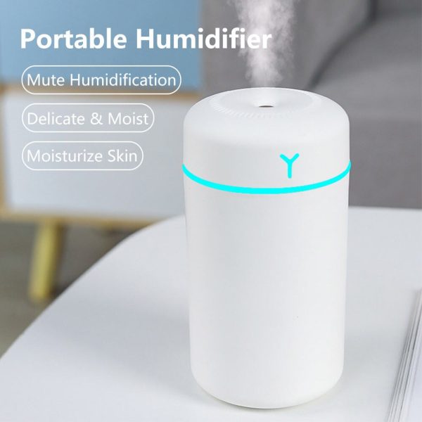 Portable 420ml Air Humidifier Aroma Oil Humidificador for Home Car USB Cool Mist Sprayer with Colorful Soft Night Light Purifier - Image 2