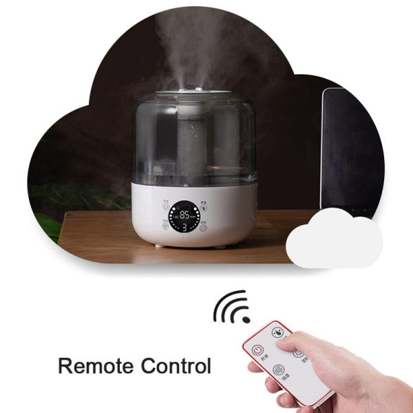 Smart Air Humidifier 3000ML with Remote Control Timer Double Mist for Home Office Essential Oil Aroma Diffuser Adjustable fogger - Image 2