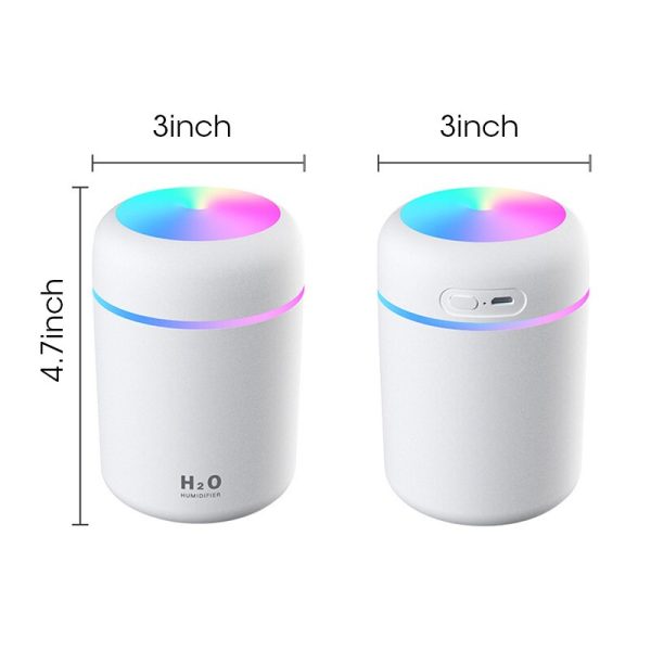 Smart Air Humidifier Ultrasonic Mini Aromatherapy Diffuser Portable Sprayer USB Essential Oil Atomizer LED Lamp for Home Car - Image 6