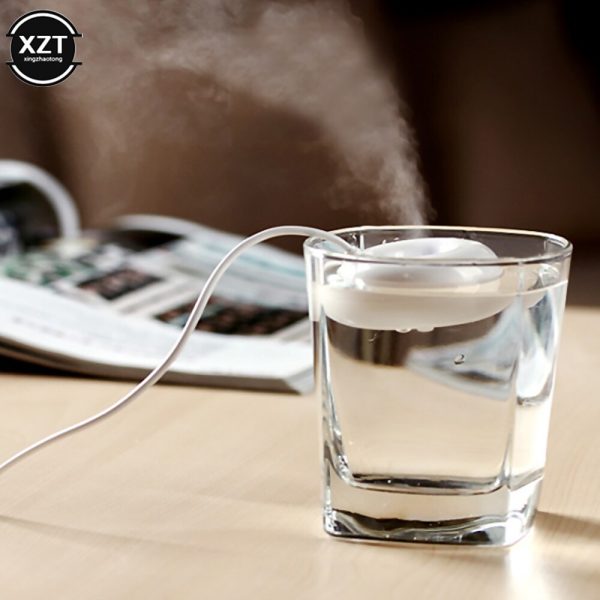 USB Mini Desktop Humidifier Creative Donut Styling Humidifier Portable Air Purifier Home Learning Office Fragrance Diffuser - Image 4