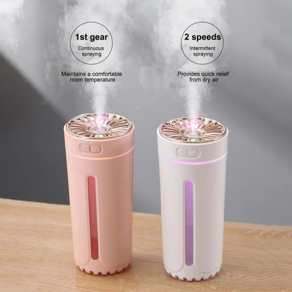 Xiaomi Portable 300ml Ultrasonic Humidifier Wireless Car Air Freshener Mist Maker Fogger With Light Home Aroma Diffuser Dropship - Image 4